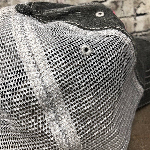 "Beach Hair Don’t Care" Embroidered/Distressed Cap - Picture 8 of 8